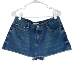 Zara Blue Jean Shorts Classic Denim Style